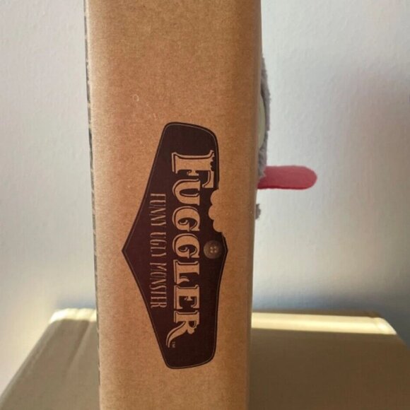 9” Fuggler Funny Ugly Monster Plush Toothy Grey Alien Stuffed Toy Retired Rare - Picture 4 of 5